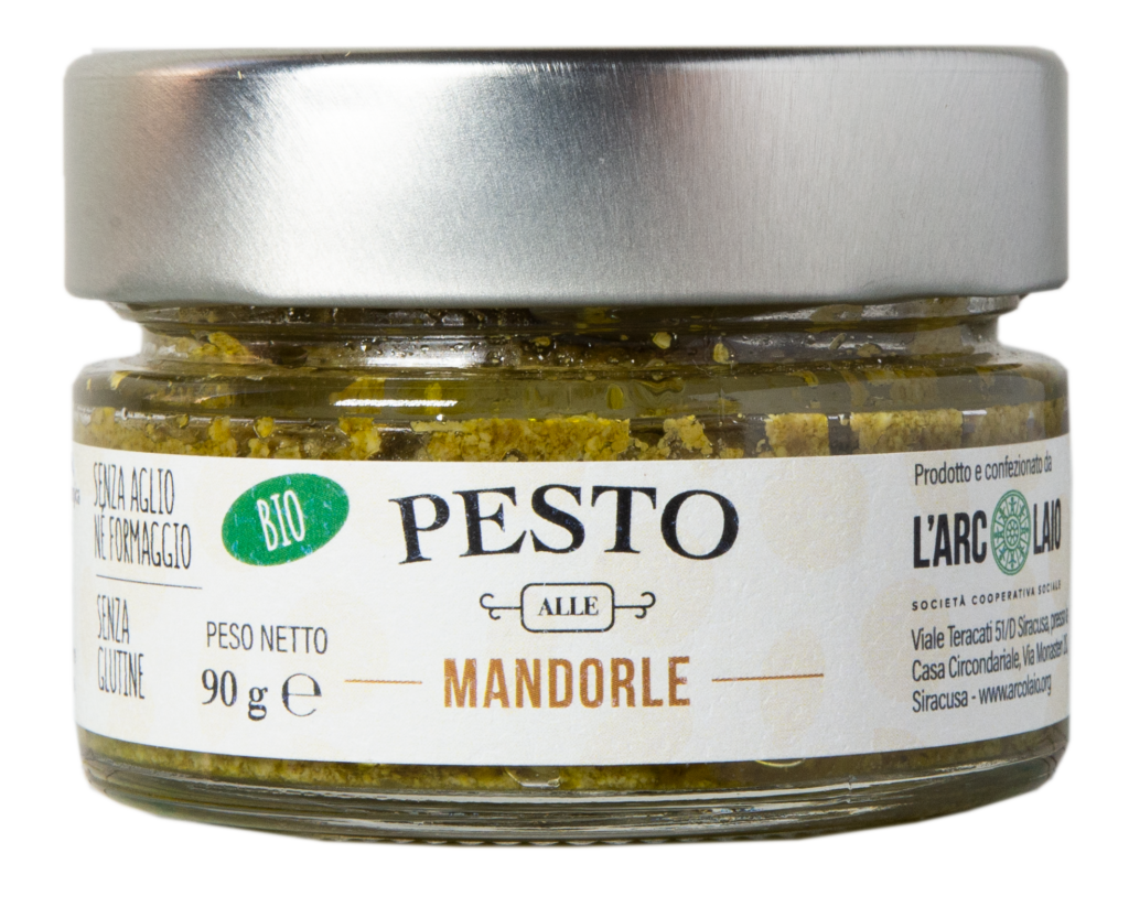 Pesto con mandole e basilico Dolci Evasioni